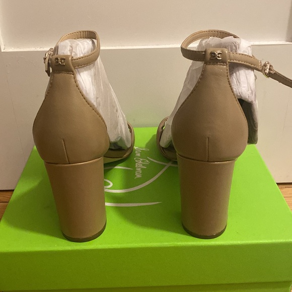 Brand New | Sam Edelman | Leather Open Toed Heels - Picture 4 of 4